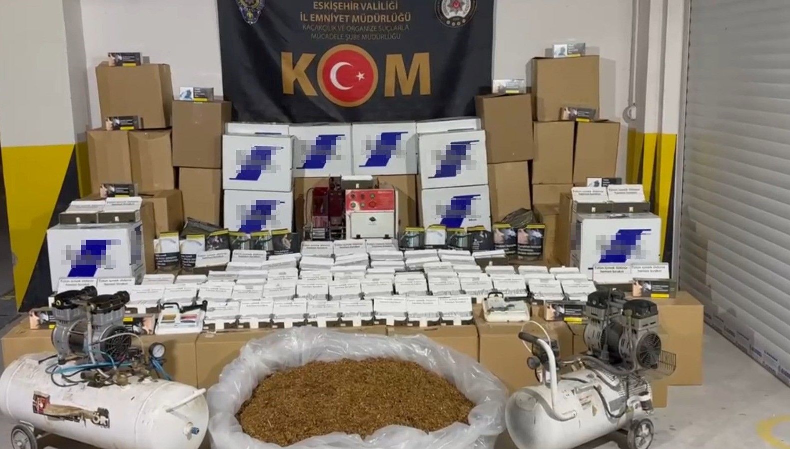 eskisehirde 315 kilogram kacak tutun ele gecirildi fDwT5E4v