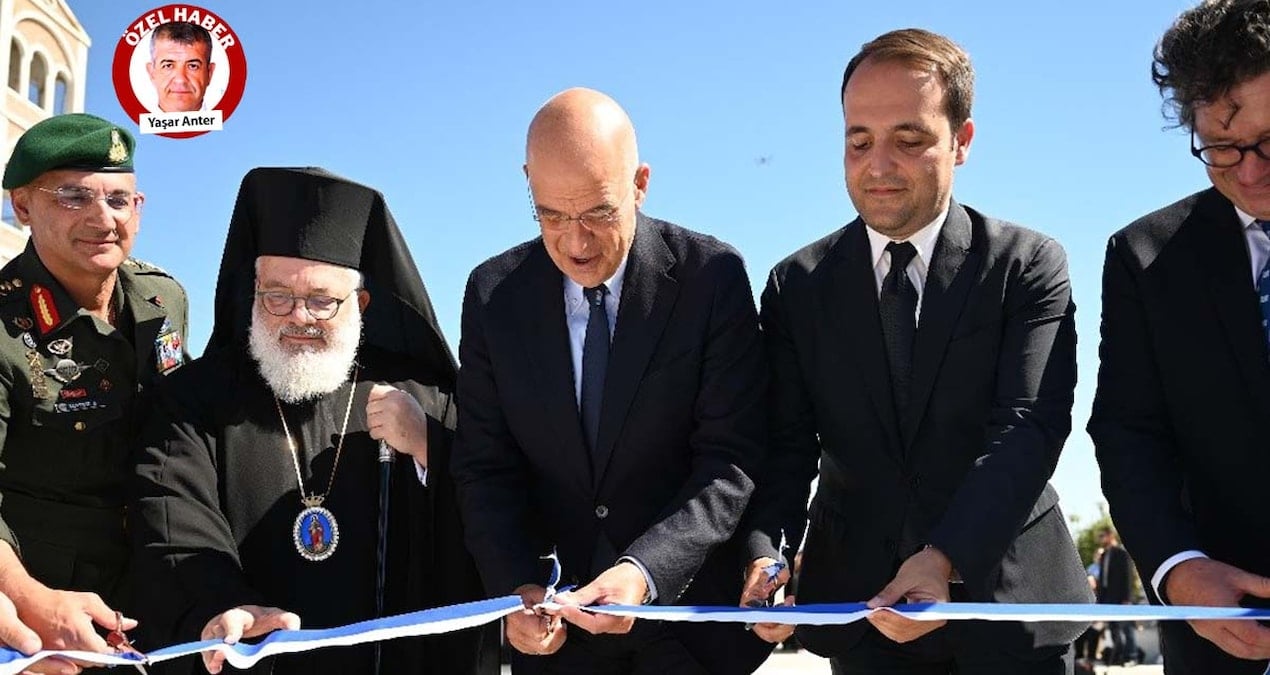 yunan bakan turkiye sinira yakin bolgede anit acilisi yapti PujOLWsT