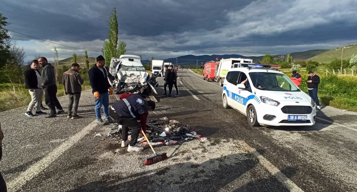 Yahyalı’da Trafik Kazası: 1 Kişi Hayatını Kaybetti, 2 Yaralı