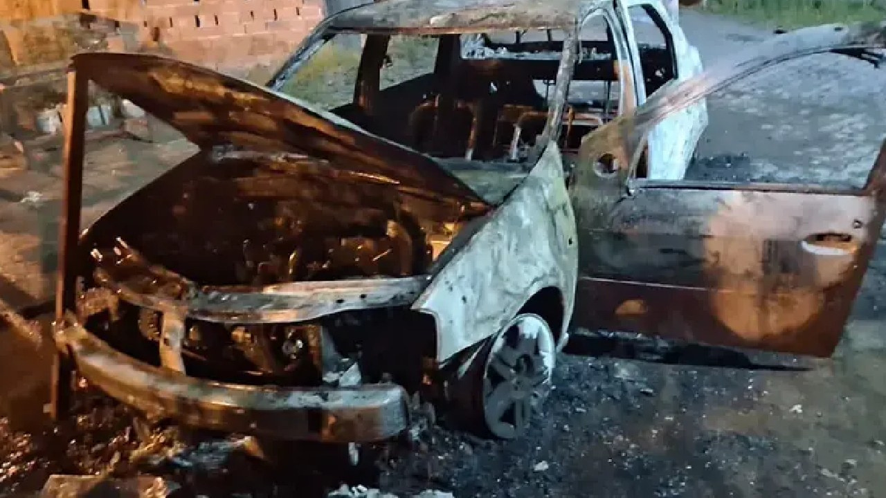Korgan’da Sendika Başkanının Aracı Ateşe Verildi: Polis Soruşturma Açtı